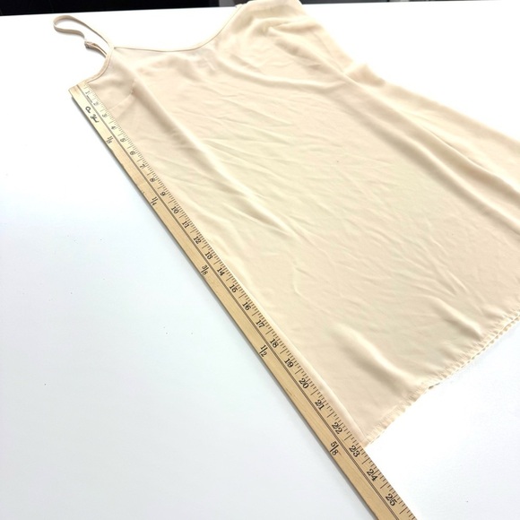 Saloni Women’s Sz 0 Nude Tan Intimate Night Mini Chemise Slip Dress Sleepwear - Picture 9 of 10